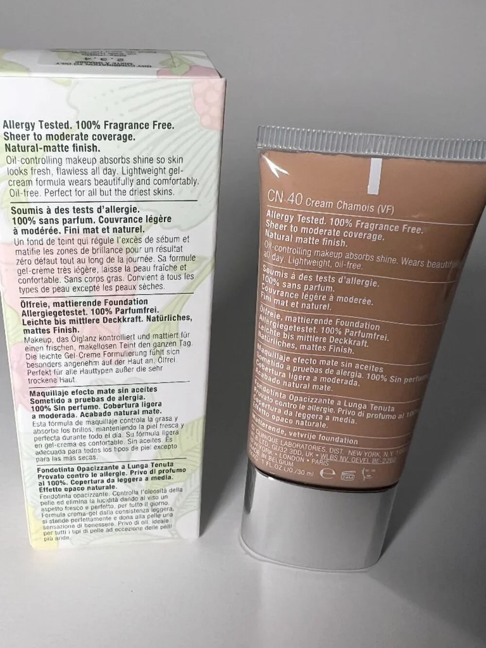 Clinique Stay Matte Oil Free Makeup 40 Cream Chamois Full Size 1 fl oz SEALED
